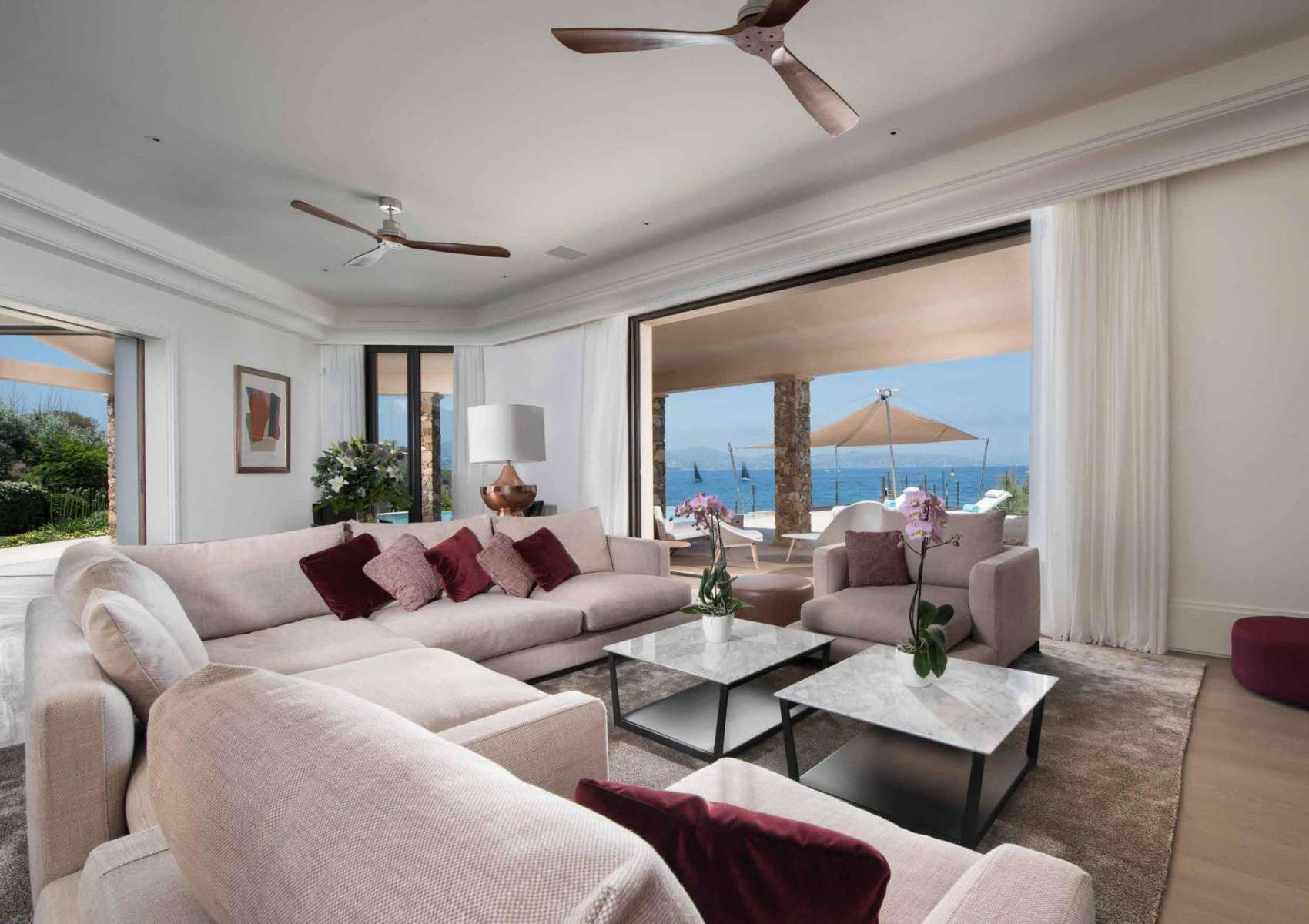 Saint Tropez Luxury Waterfront Villa with Private Sea Access